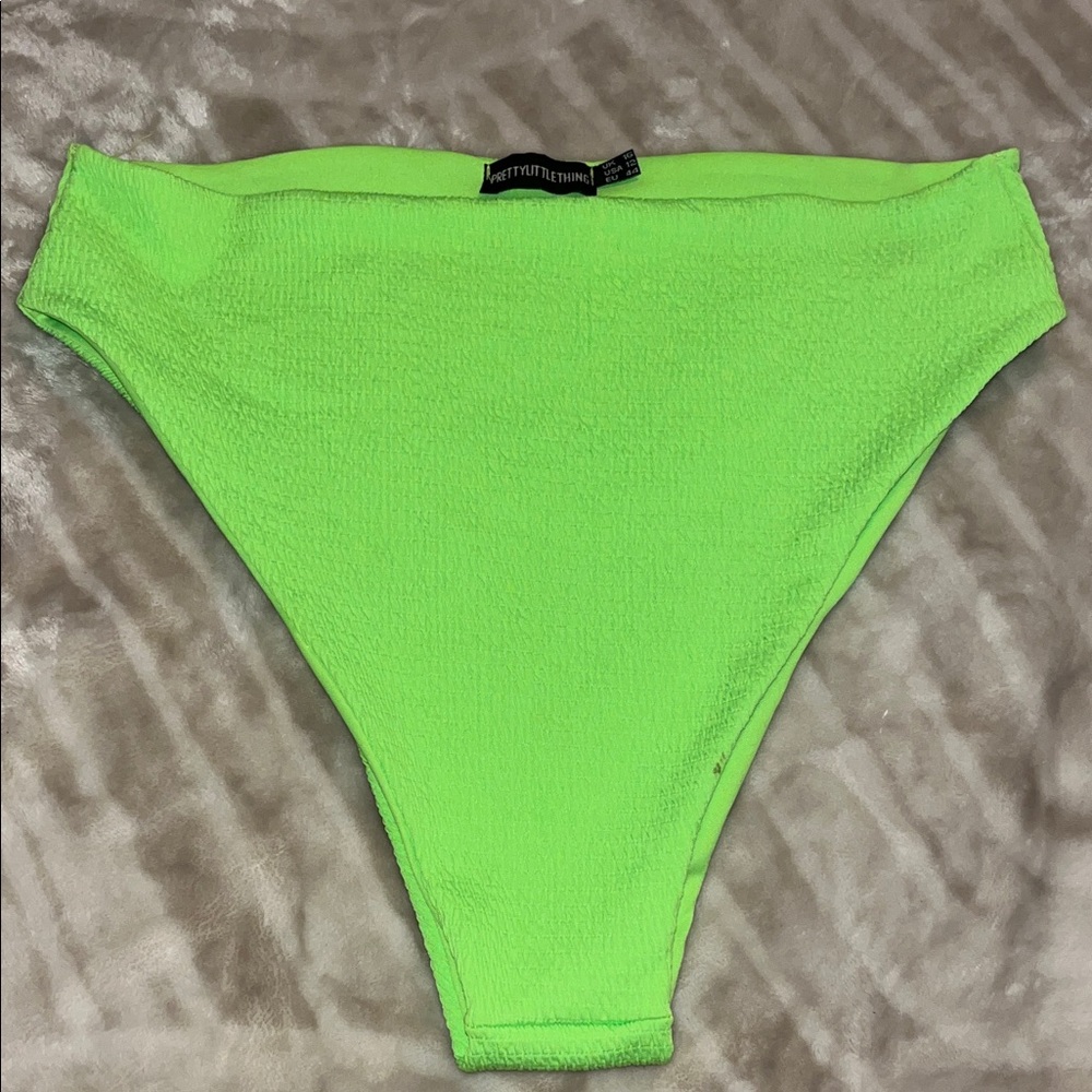 PrettyLittleThing Lime Green Bikini Bottom